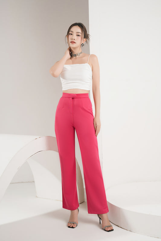 Staple Highwaisted Pants in Pink