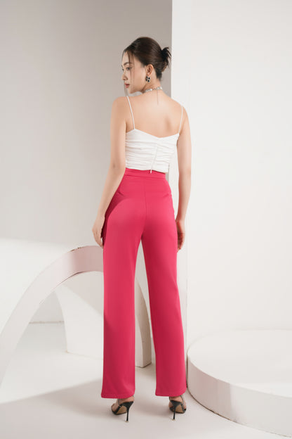 Staple Highwaisted Pants in Pink