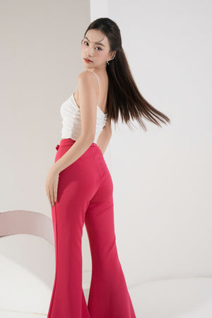 
                  
                    Load image into Gallery viewer, Phoebe Highwaisted Bell Pants in Pink
                  
                