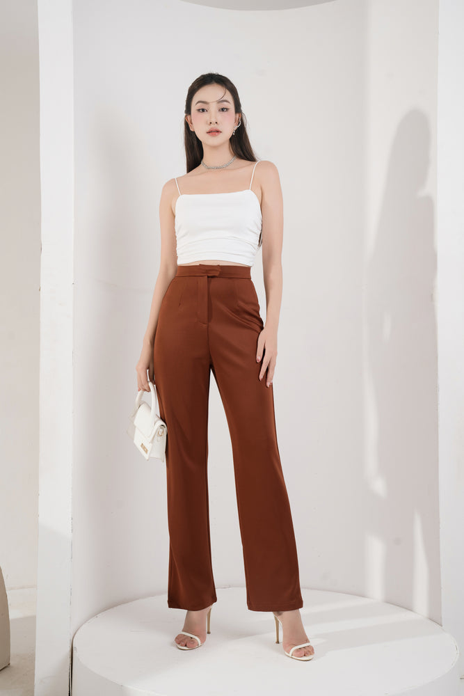 
                  
                    Load image into Gallery viewer, Staple Highwaisted Pants in Mocha
                  
                