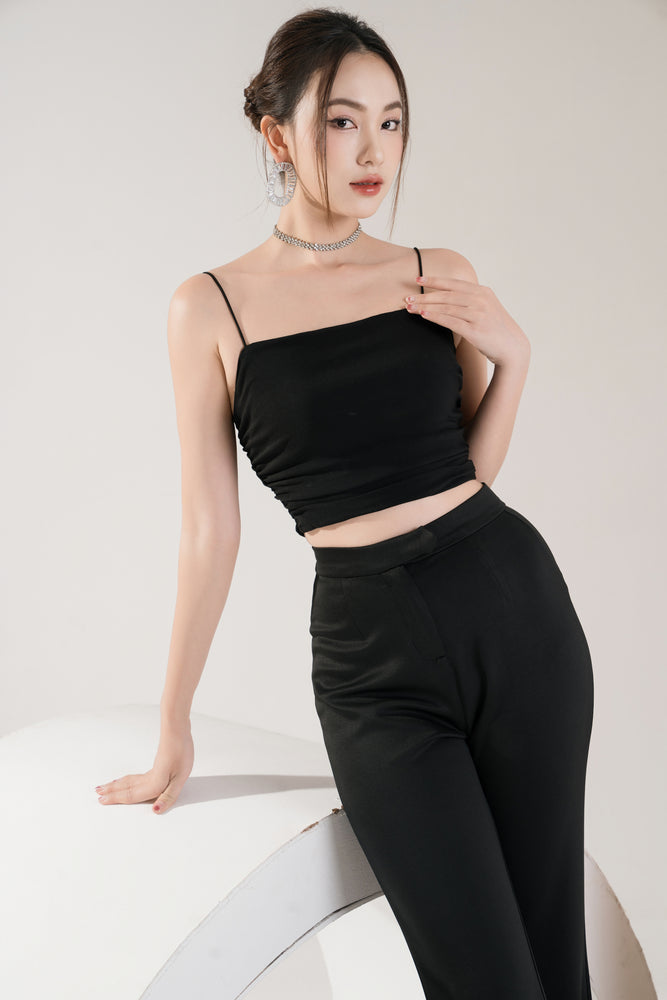 
                  
                    Load image into Gallery viewer, Phoebe Highwaisted Bell Pants in Black
                  
                