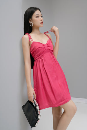 
                  
                    Load image into Gallery viewer, Hannilia Dress in Hot Pink
                  
                