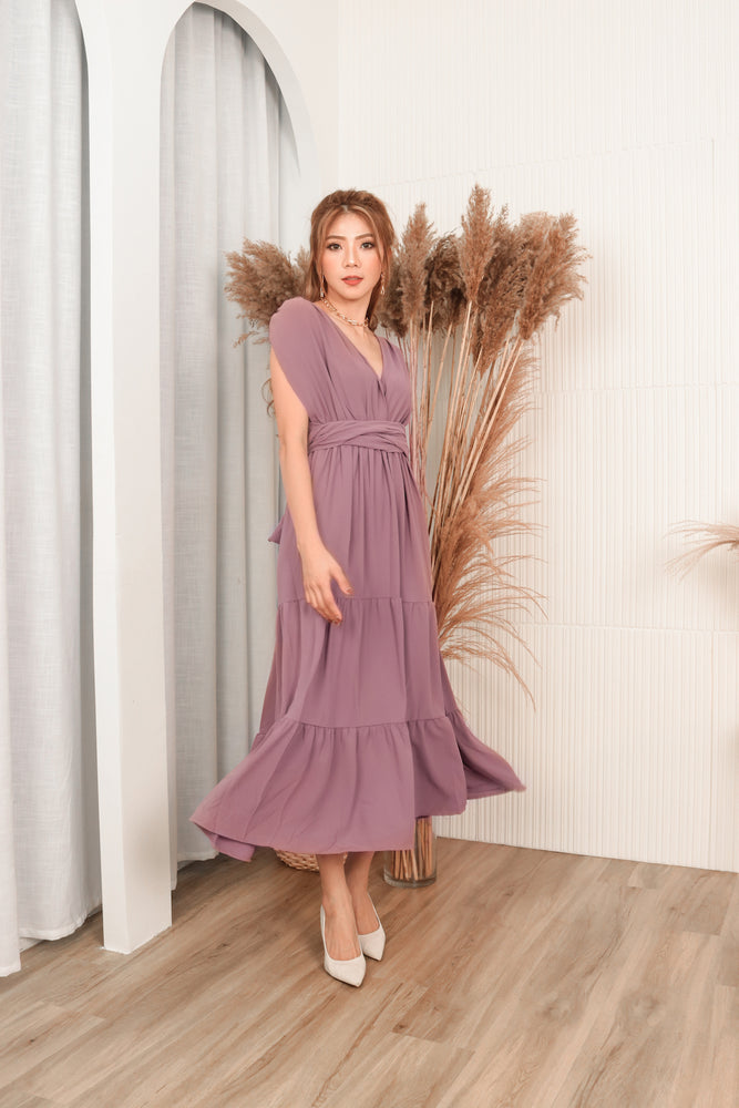 
                  
                    Load image into Gallery viewer, DIY PARIS LOVER DRESS V.2 IN MAUVE
                  
                
