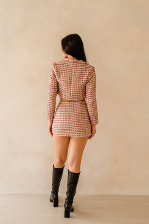 
                  
                    Load image into Gallery viewer, Rochelle Tweed Skorts in Pink
                  
                