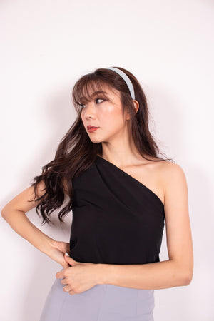 
                  
                    Load image into Gallery viewer, *PREMIUM* - Joceelia Toga Top in Black - SELF-MANUFACTURED BY LBRLABEL
                  
                
