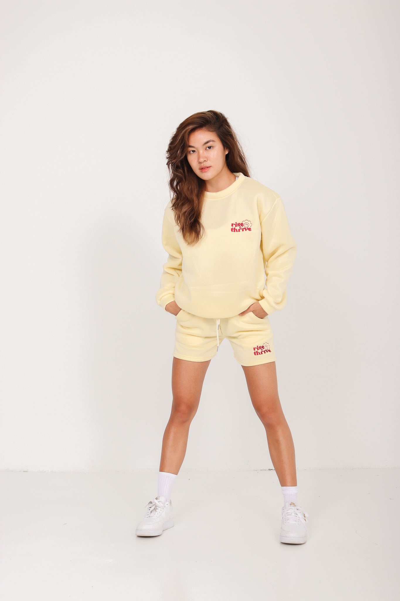 Rise & Thrive Sweater in Buttermilk Yellow