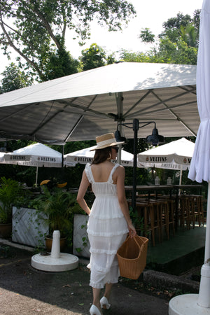 
                  
                    Load image into Gallery viewer, Jacey Layered Dress in White
                  
                