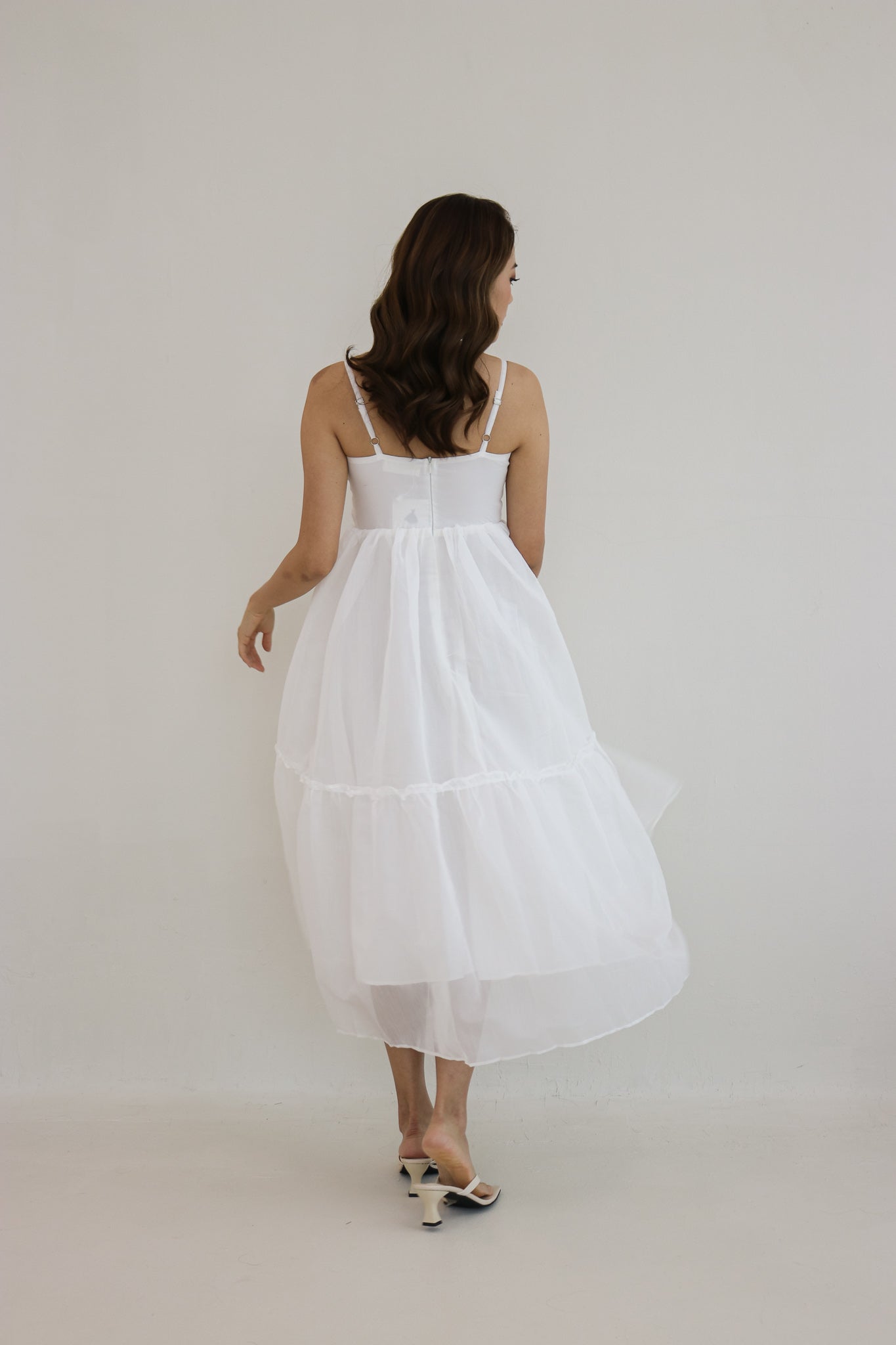 Freya Gown Dress in White