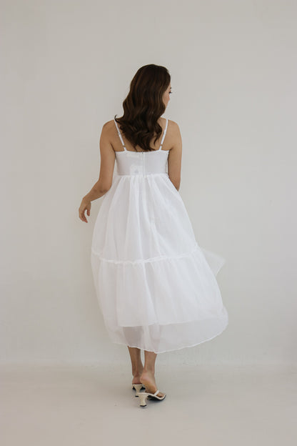 Freya Gown Dress in White