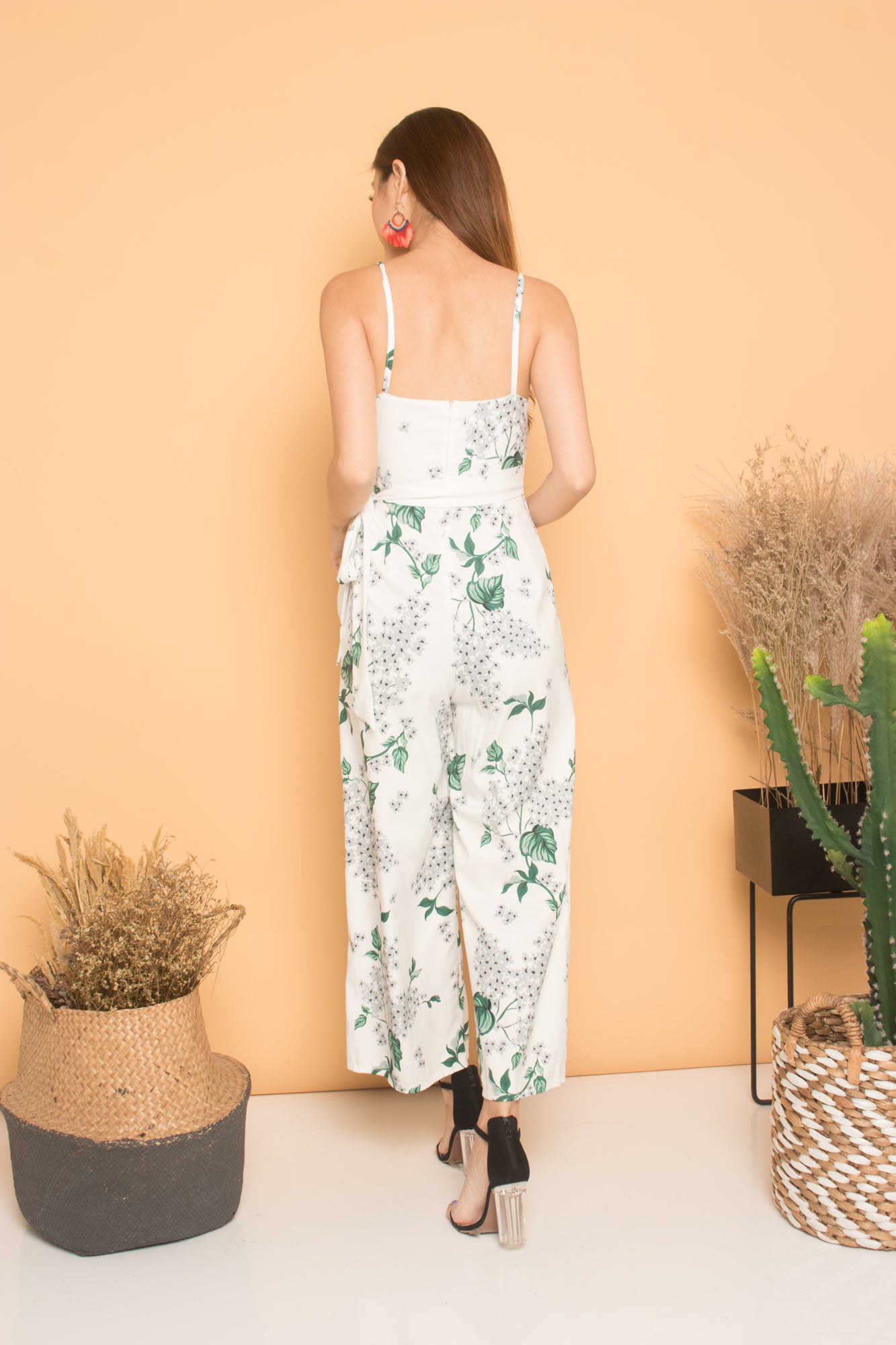 Hendra Floral Jumpsuit in White