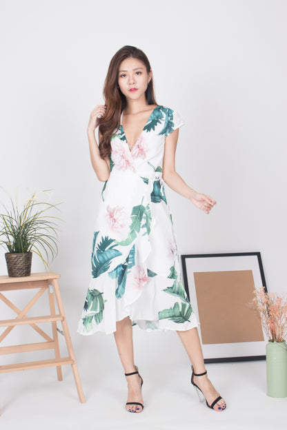 Willynn Floral Wrapped Dress