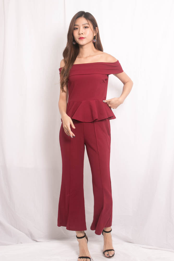 
                  
                    Load image into Gallery viewer, Tiffa 2 Piece Set in Burgundy
                  
                