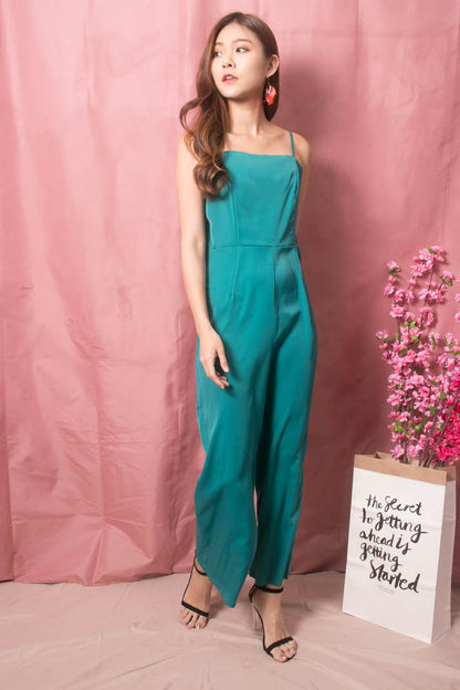 * LUXE * Stacie Jumpsuit in Teal