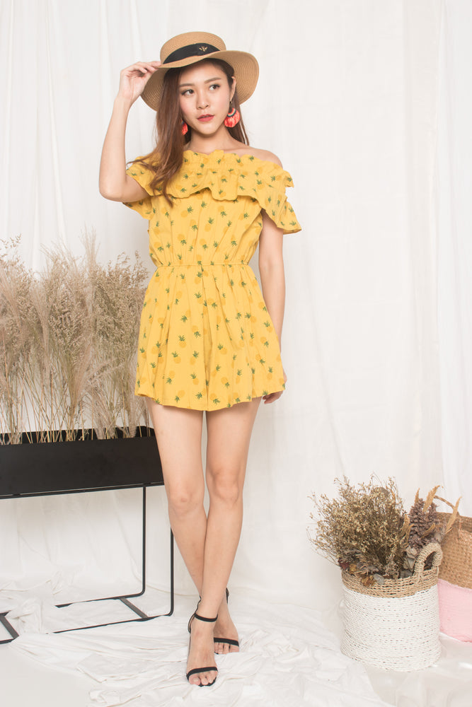 
                  
                    Load image into Gallery viewer, Pineapple Maximum Offsie Dress
                  
                