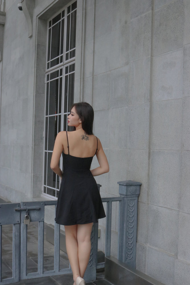 
                  
                    Load image into Gallery viewer, Lylia Bustier Dress in Black
                  
                