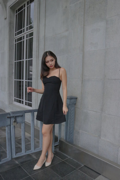Lylia Bustier Dress in Black