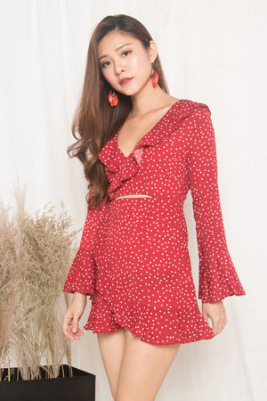 
                  
                    Load image into Gallery viewer, Felicity Polkadot Dress in Red
                  
                