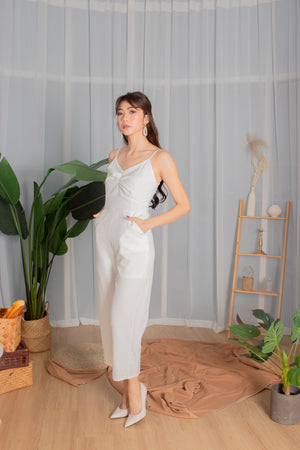 
                  
                    Load image into Gallery viewer, *PREMIUM* - Tiaralia Cami Jumpsuit in White
                  
                
