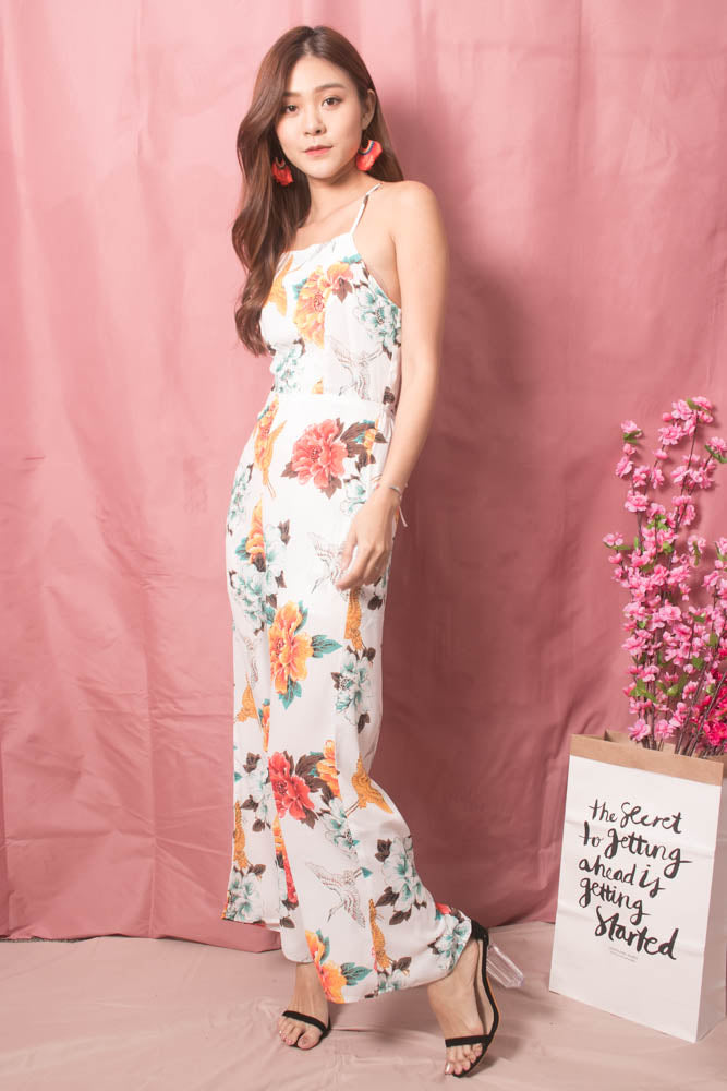 * LUXE * - Emery Floral Jumpsuit