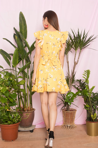 Karbielle Floral Dress in Sunshine