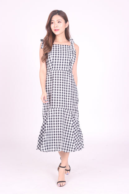 * LUXE * Stepha Gingham Dress