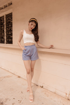 
                  
                    Load image into Gallery viewer, *PREMIUM* - Coralia Shorts in Periwinkle - Self Manufactured by LBRLABEL
                  
                