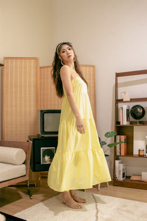 
                  
                    Load image into Gallery viewer, Mia Maxi Dress in Sunflower Yellow
                  
                