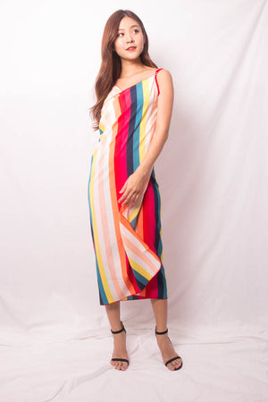 
                  
                    Load image into Gallery viewer, Melsia Multi Coloured Midi Dress
                  
                