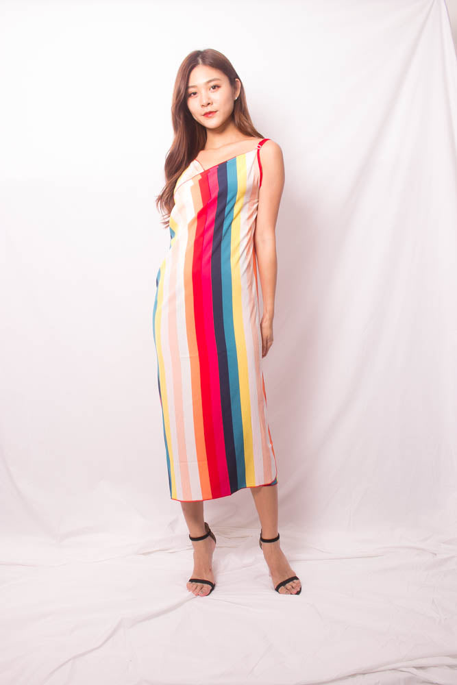Melsia Multi Coloured Midi Dress
