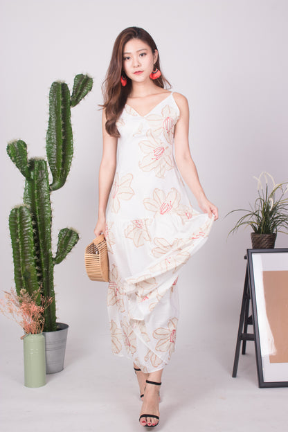 * LUXE * - Arrianda Floral Printed Maxi Dress