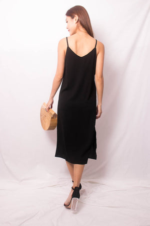 
                  
                    Load image into Gallery viewer, Niedra Cami Dress in Black
                  
                