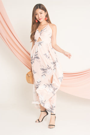 
                  
                    Load image into Gallery viewer, Adella Floral Maxi Dress in Pink
                  
                
