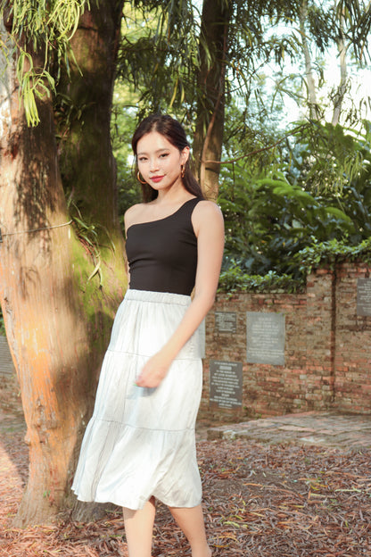 * PREMIUM * - Ethelia Midi Skirt in Cloud Blue - SELF MANUFACTURED BY LBRLABEL