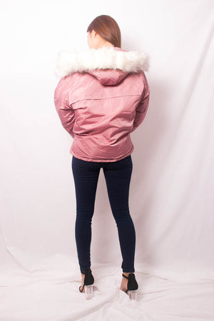 
                  
                    Load image into Gallery viewer, * LUXE * Elgine Fur Coat in Pink
                  
                