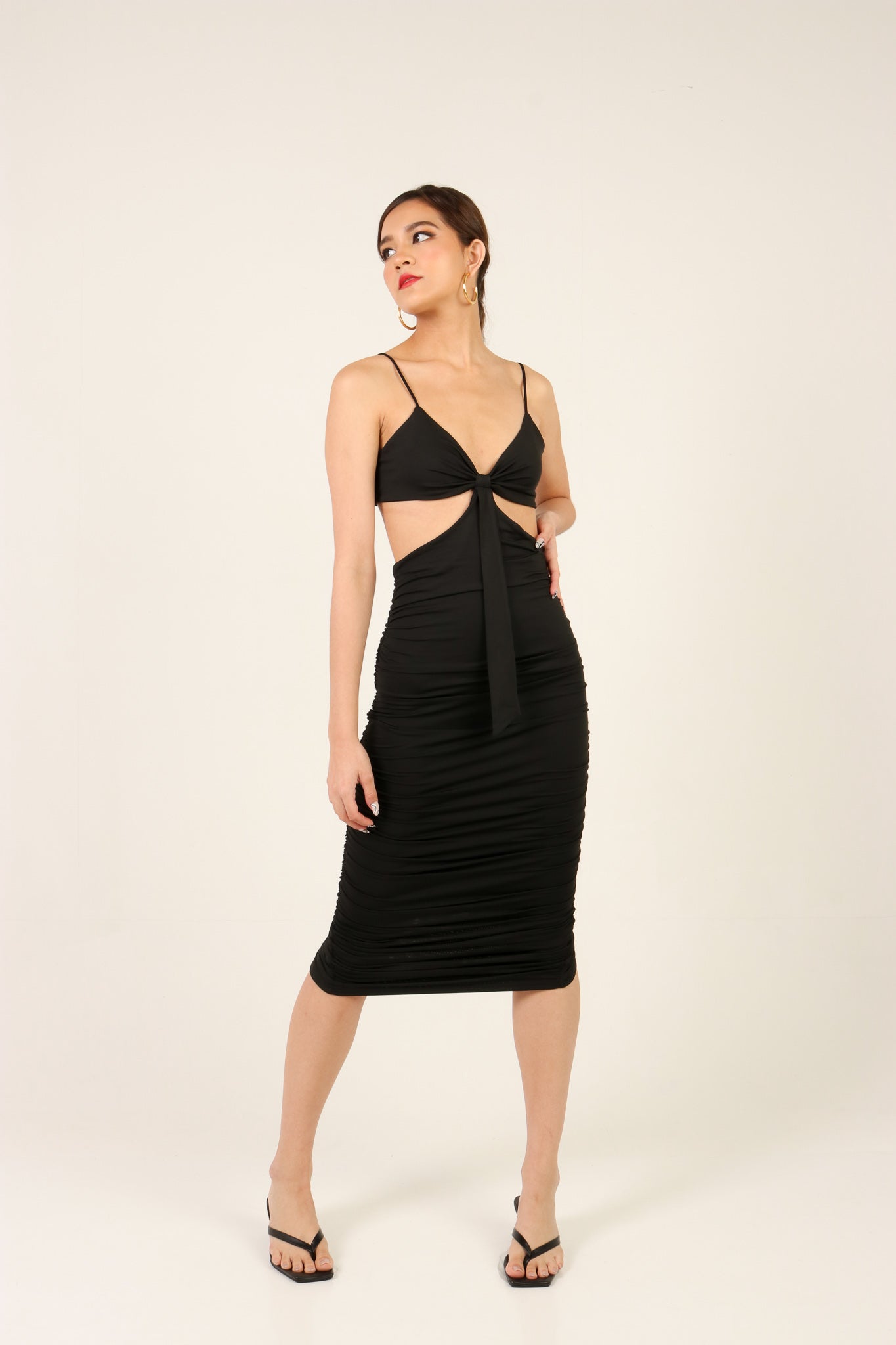 Lydia Ruched Bodycon Dress