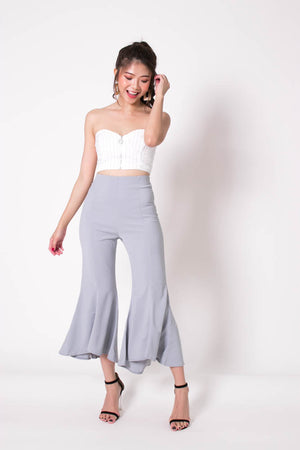 
                  
                    Load image into Gallery viewer, Velrilia Bell Pants in Grey
                  
                