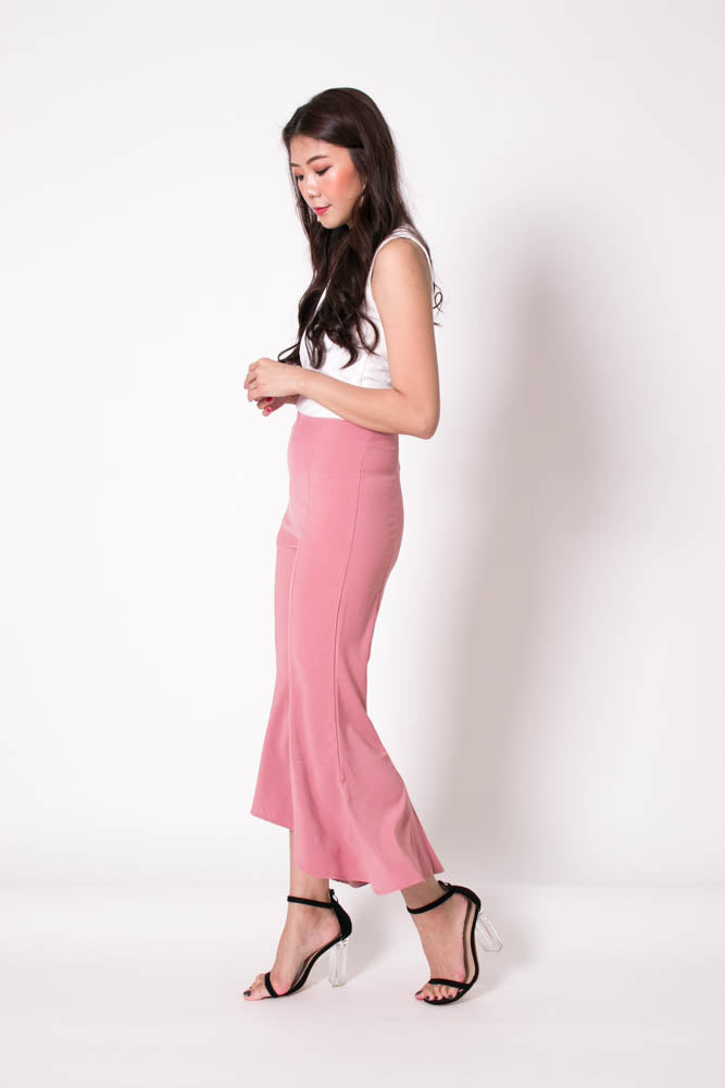 
                  
                    Load image into Gallery viewer, Velrilia Bell Pants in Pink
                  
                