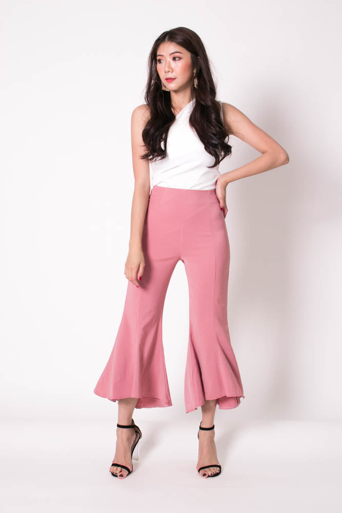 
                  
                    Load image into Gallery viewer, Velrilia Bell Pants in Pink
                  
                