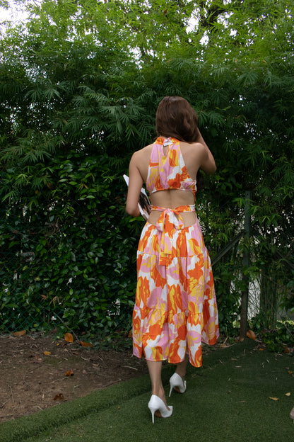 Chell Printed Dress