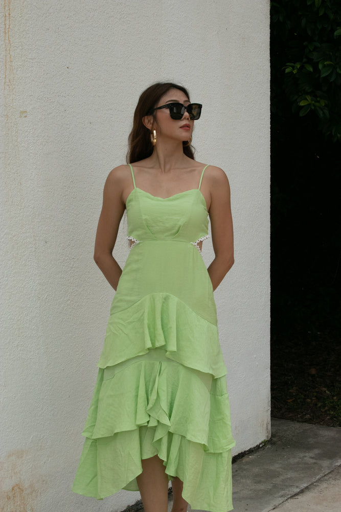 
                  
                    Load image into Gallery viewer, Sen Cut Out Dress in Mint
                  
                