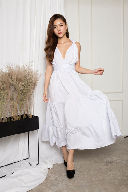LUXE - Paris Lover Do it Yourself Maxi Dress in White