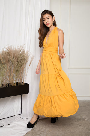 
                  
                    Load image into Gallery viewer, LUXE - Paris Lover Do it Yourself Maxi Dress in Yellow
                  
                