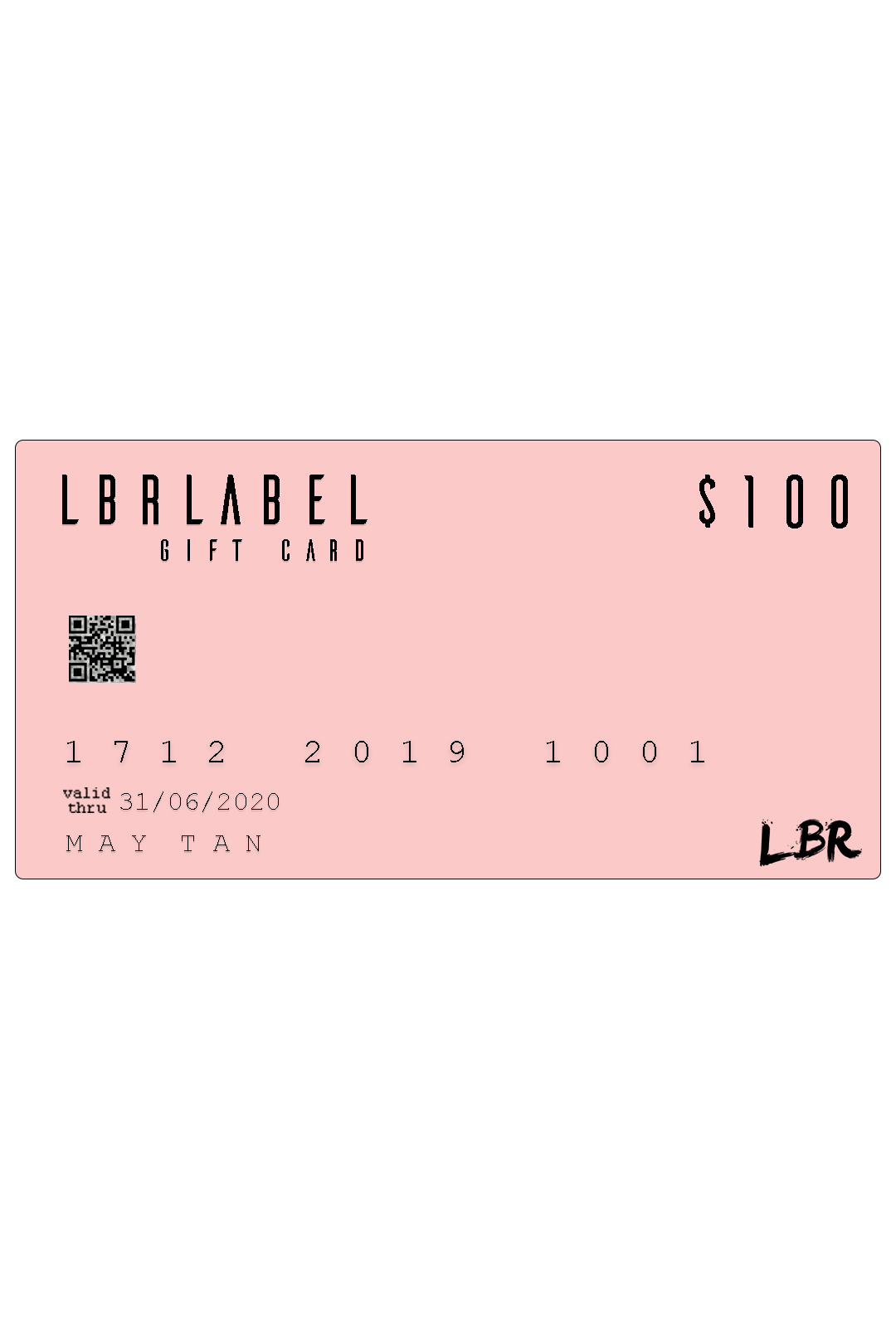 $100 LBR Gift Card