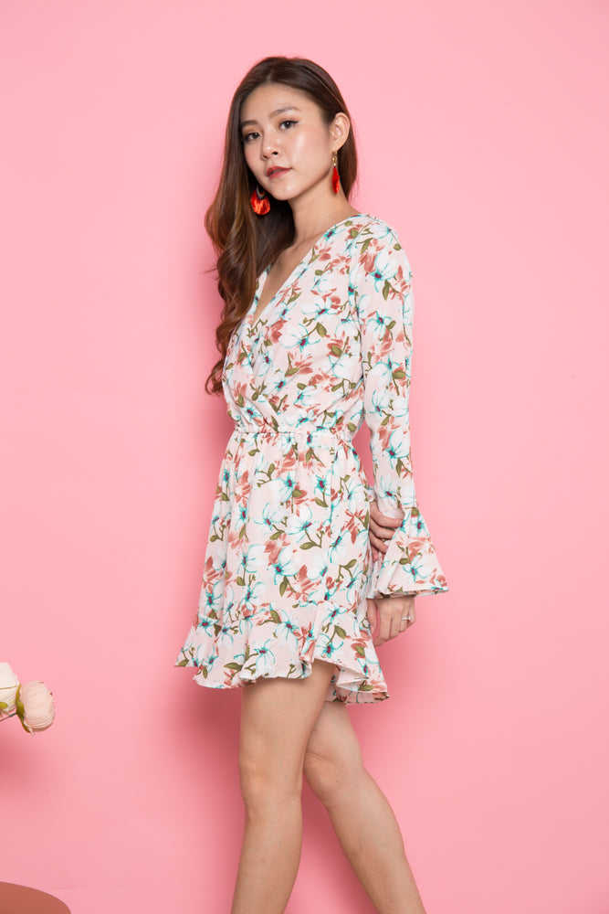 
                  
                    Load image into Gallery viewer, Joey Printed Floral Romper
                  
                