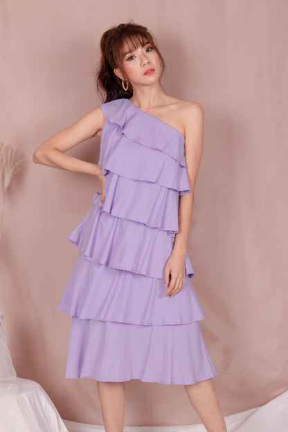 *PREMIUM* - Tilia Layered Dress in Lilac - Self Manufactured by LBRLABEL