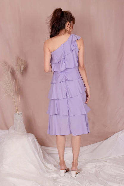 *PREMIUM* - Tilia Layered Dress in Lilac - Self Manufactured by LBRLABEL
