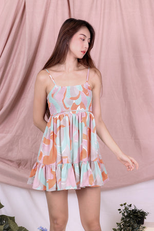 
                  
                    Load image into Gallery viewer, * LUXE * - Jaquela Printed Babydoll Dress
                  
                